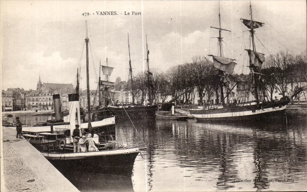 VANNES - O Porto — Coleção H. Lachant, Port-Louis - Frente