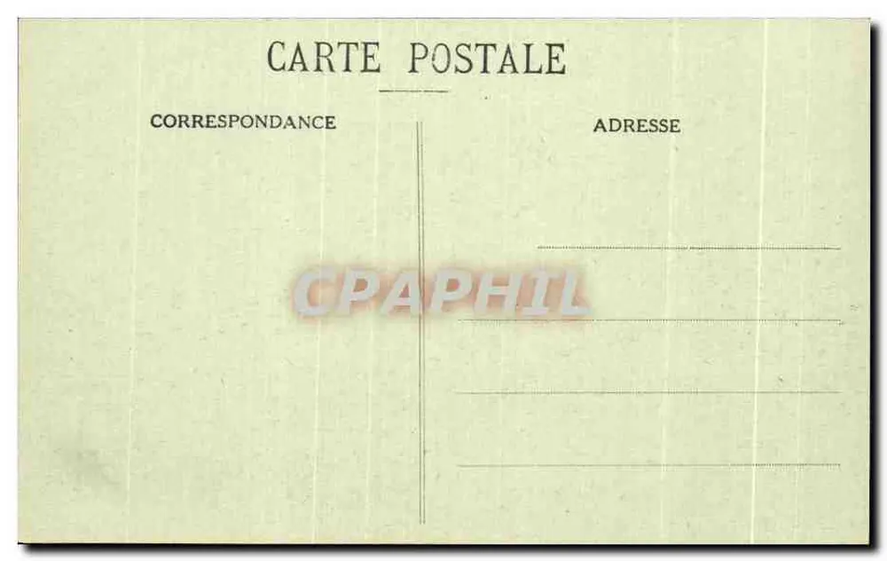 VANNES - A Velha Prefeitura — Coleção H. Laurent, Port-Louis, n° 161 - Verso