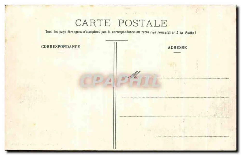 Vannes - Ansicht der Stadt, vom Garenne — 1920 — Sammlung H. Laurent, Port-Louis - Rückseite