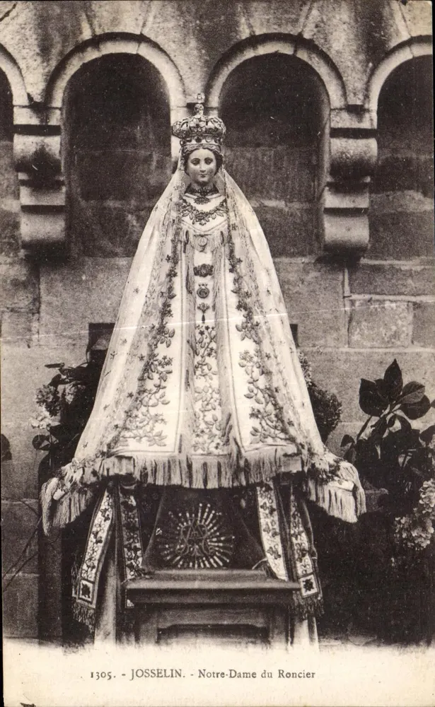 Nossa Senhora do Roncier — Josselin — editor Laurent-Nel, n° 1305 - Frente