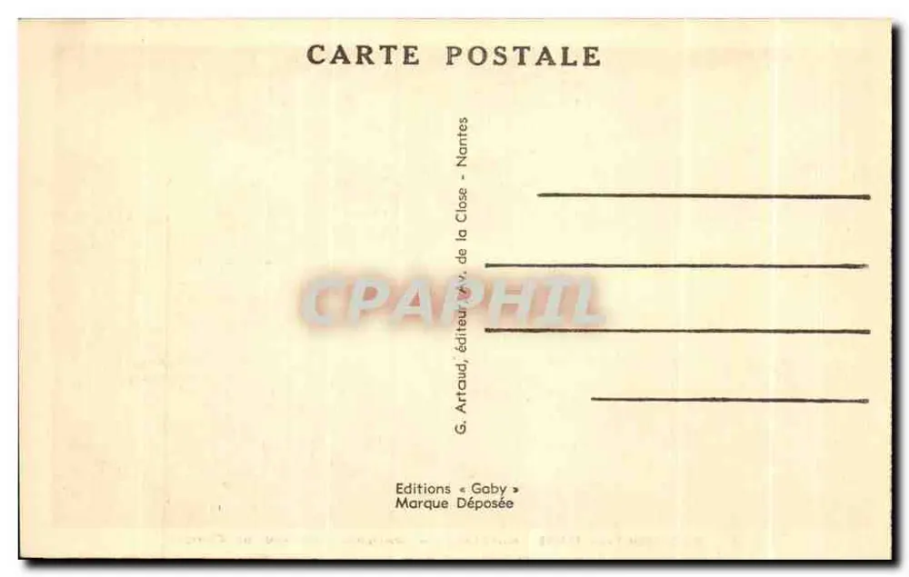 Rochefort-en-Terre (Morbihan) — Ehemaliges Schlosshotel — SABY - Rückseite