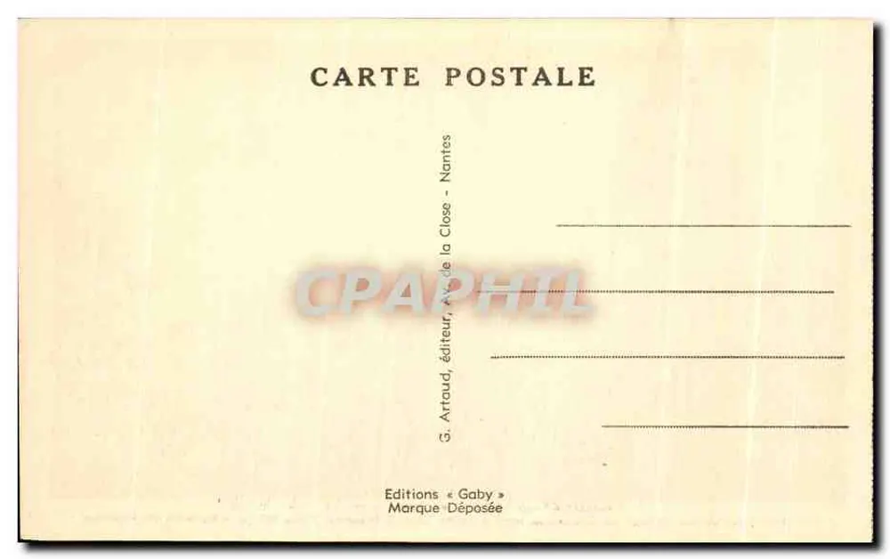 Rochefort-en-Terre (Morbihan) — Das alte Dorf — Gaby - Rückseite