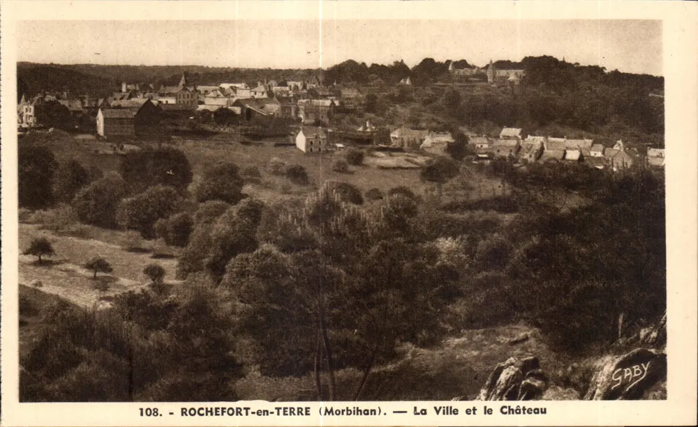 Rochefort-en-Terre (Morbihan) — Die Stadt und das Schloss — Gaby - Vorderseite