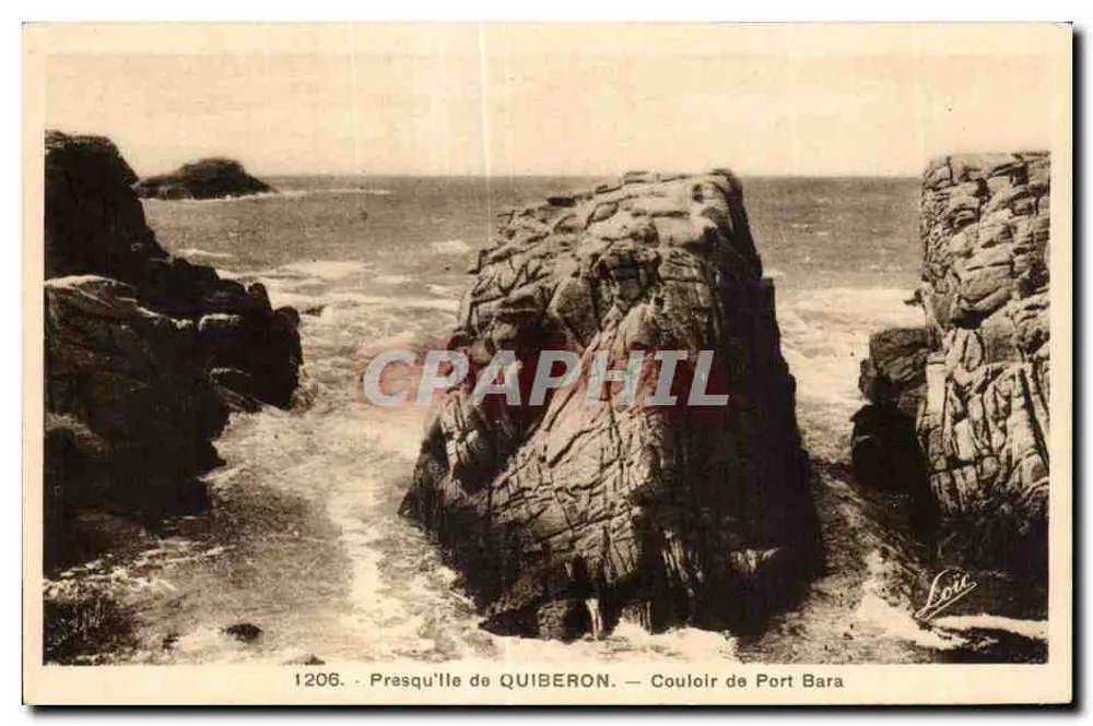 Presqu'île de Quiberon — Couloir de Port Bara — Laurent-Nel, Rennes - Vorderseite