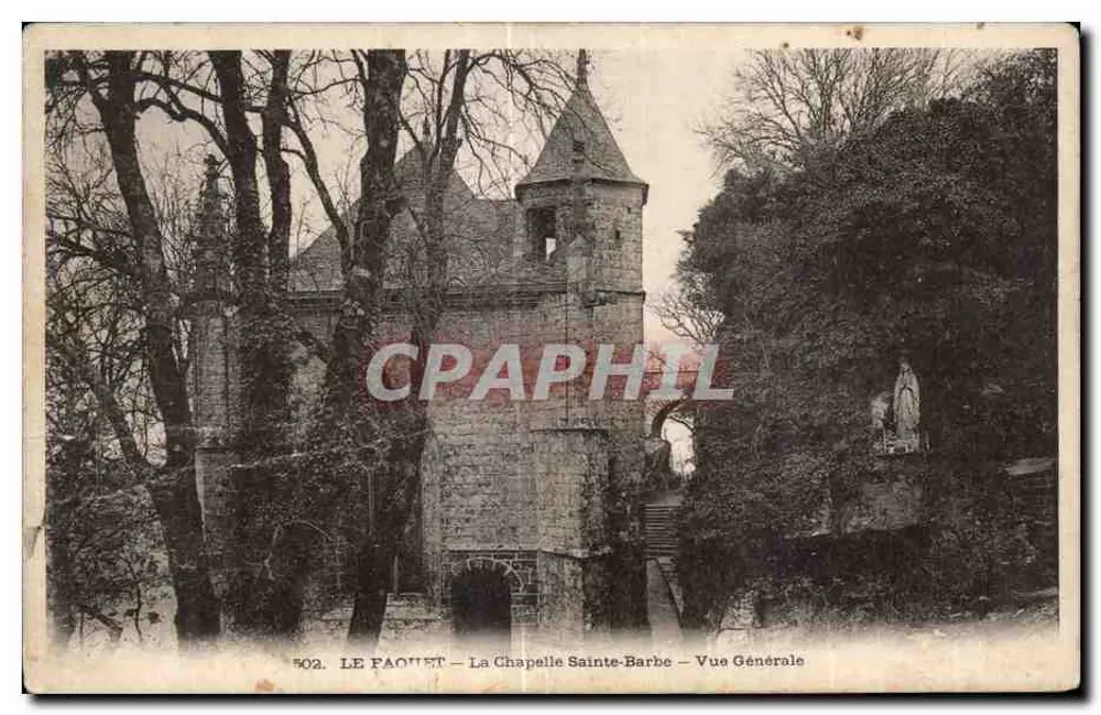 Le Faouët — Kapelle Sainte-Barbe — Allgemeiner Blick — n°502 - Vorderseite