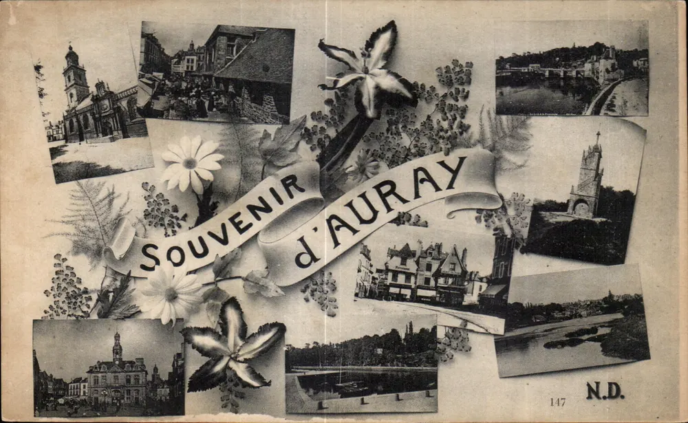 Auray — Lembrança de Auray — N.D. n°147 - Frente