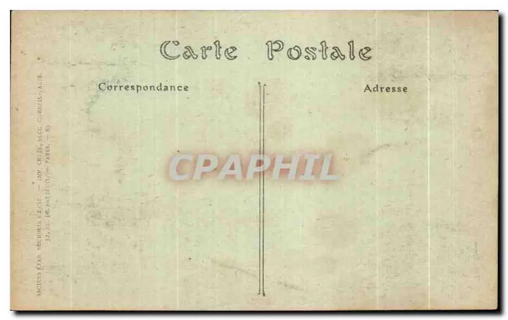 Auray — Lembrança de Auray — N.D. n°147 - Verso