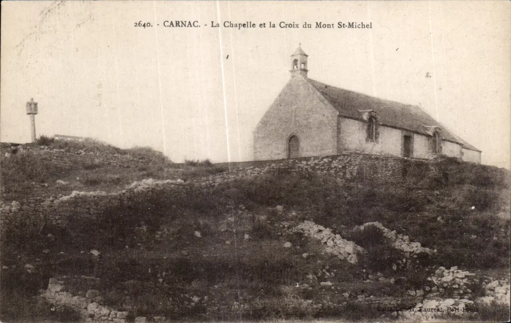 Carnac - Kapelle und Kreuz des Mont Saint-Michel — Sammlung H. Laureal, n° 2640 - Vorderseite