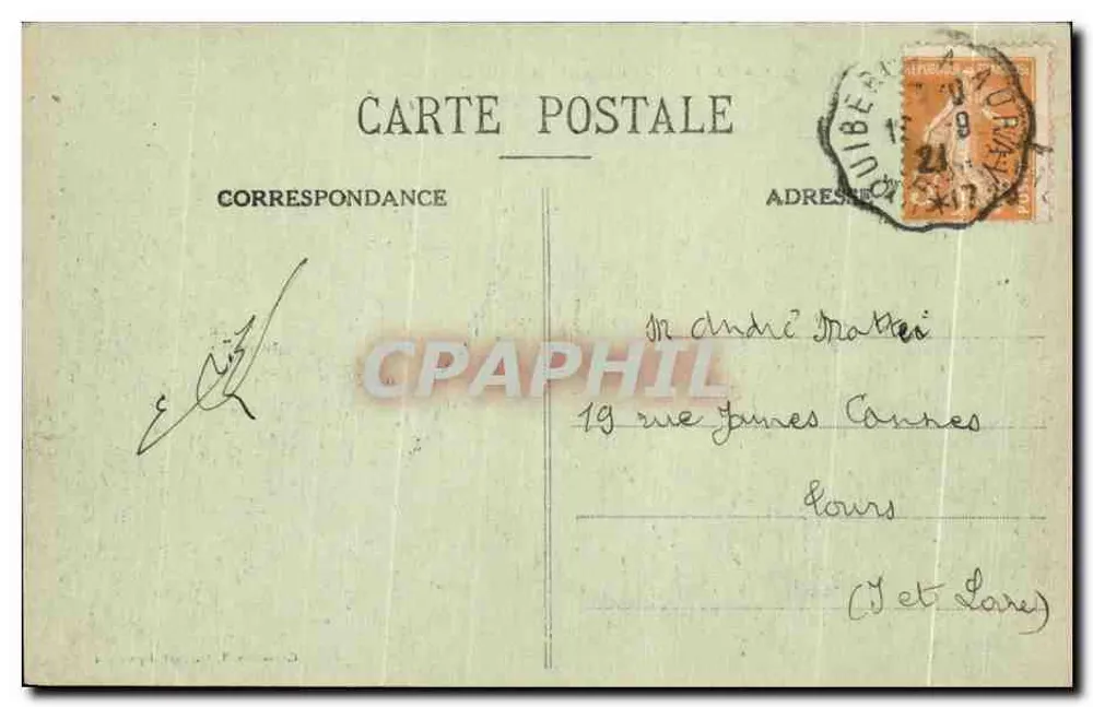 Carnac - Kapelle und Kreuz des Mont Saint-Michel — Sammlung H. Laureal, n° 2640 - Rückseite