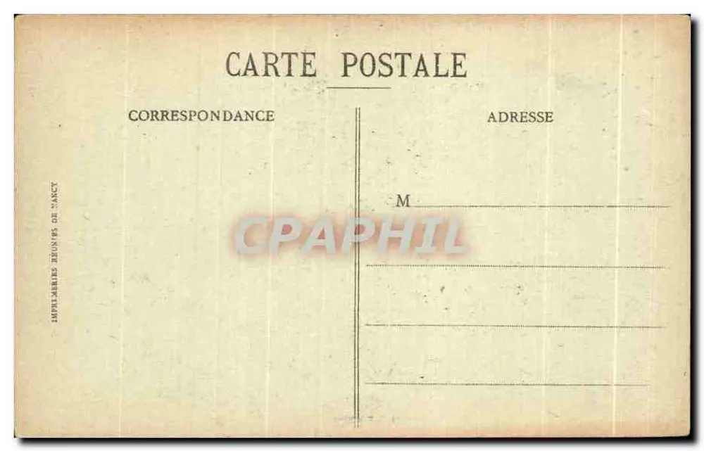 Kreuz von Carnac-Ville — Berg Saint-Michel — Sammlung H. Laurent, Port-Louis - Rückseite