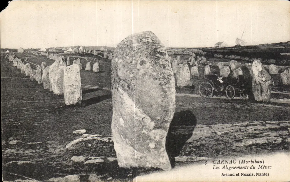 Carnac (Morbihan) — Die Alignments von Ménec — Artaud et Nozais, Nantes - Vorderseite