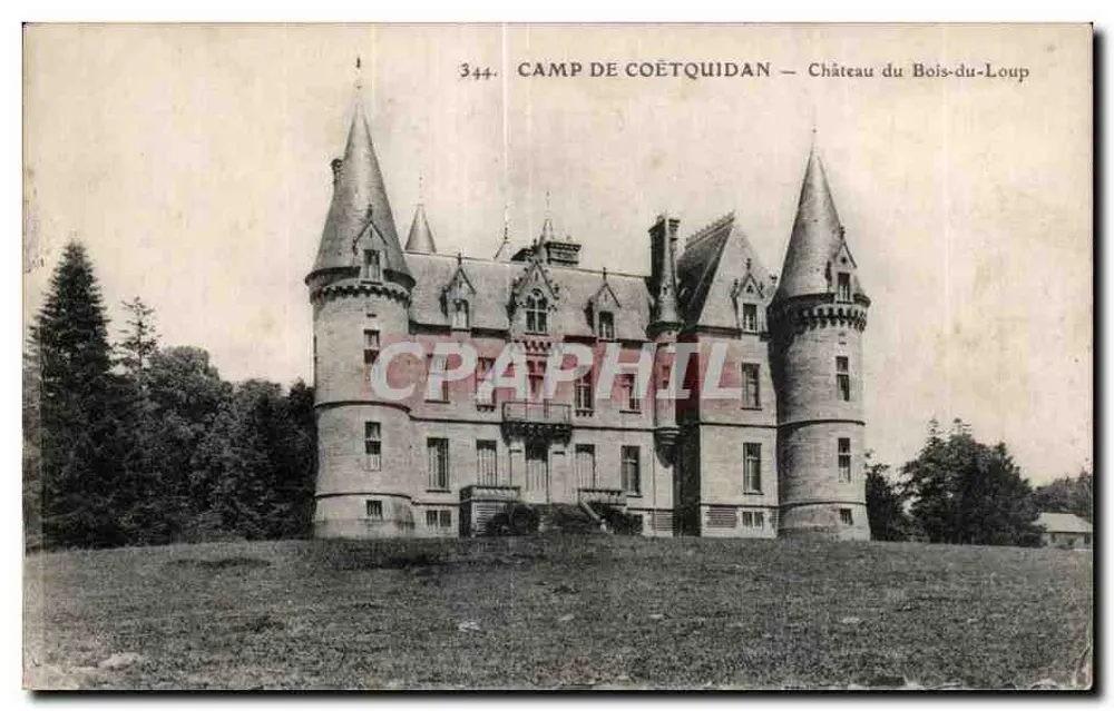 Camp de Coëtquidan — Schloss Bois-du-Loup — CPHAPHIL 344 - Vorderseite