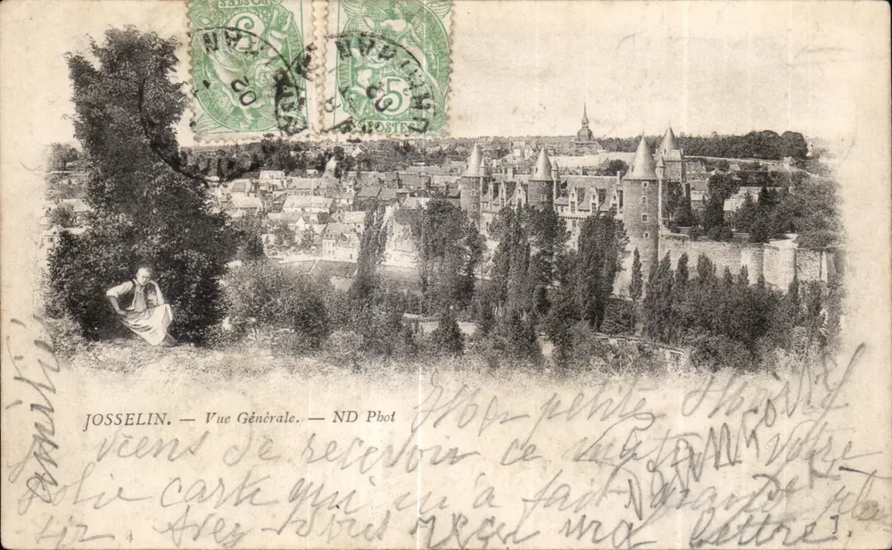 Josselin — Vista Geral — ND Phot - Frente