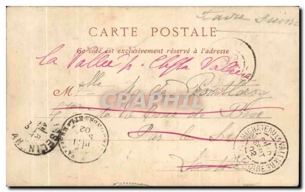 Josselin — Vista Geral — ND Phot - Verso