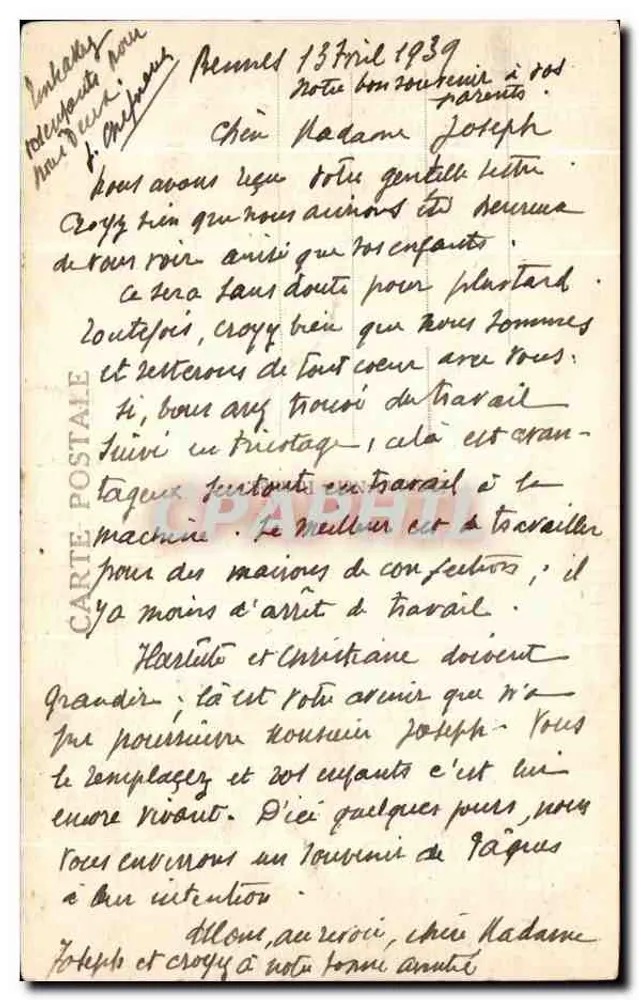 Sainte-Anne d'Auray — Die Basilika — Verlag: 1815 - Rückseite
