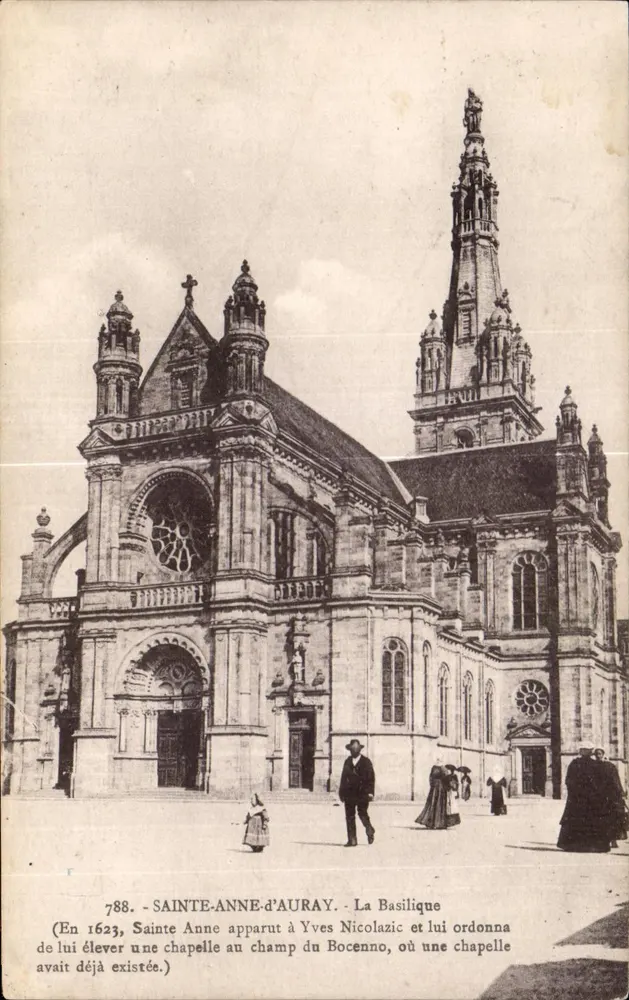 Sainte-Anne-d'Auray - Die Basilika — historische Legende über die Kapelle von 1623 — Verlag Laurent, n°788 - Vorderseite
