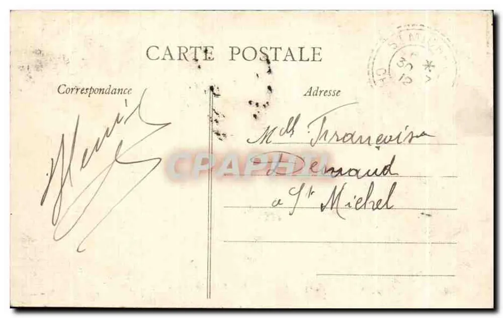 VANNES - O Hotel de Ville — Coll. F. Becker, foto, Vannes - Verso
