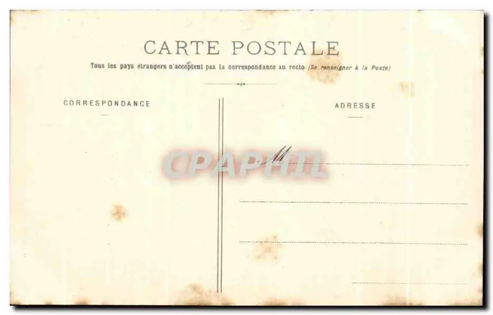 VANNES - Estátua do Conde Richemont — Coleção H. Laurent, Port-Louis - Verso