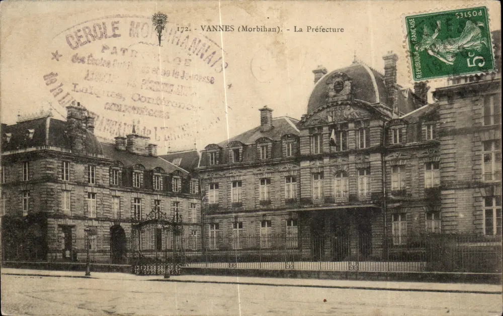 VANNES (Morbihan) — A Prefeitura — Editor Cerole Morbihannais, n°172 - Frente