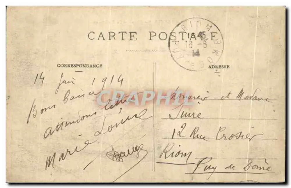 VANNES (Morbihan) — A Prefeitura — Editor Cerole Morbihannais, n°172 - Verso