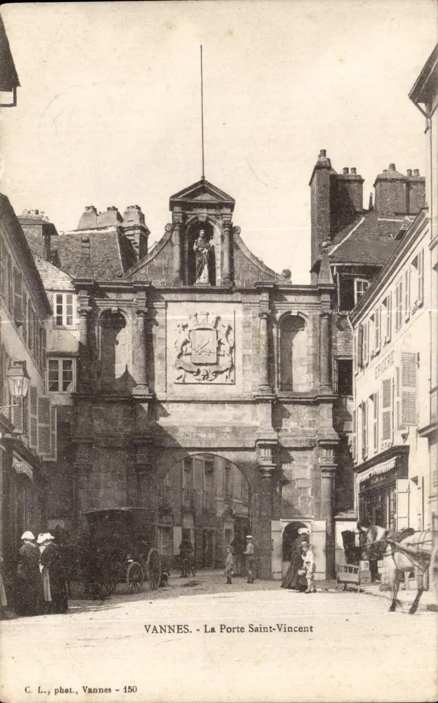 Vannes - A Porta São Vicente — C. L., fot., Vannes - 150 - Frente
