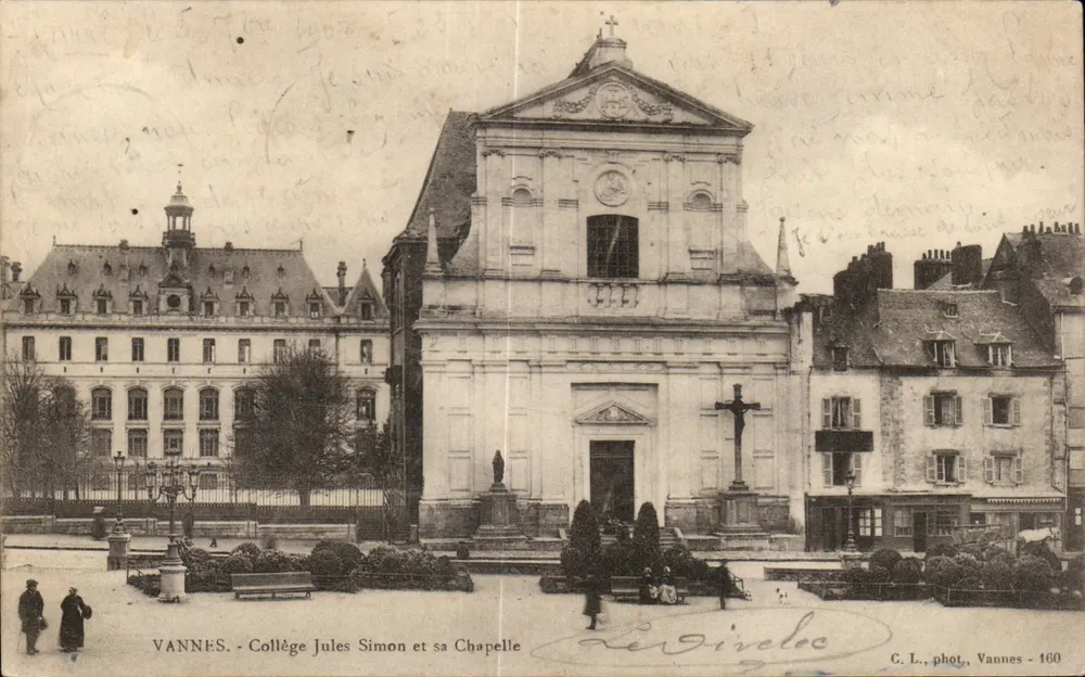 Vannes — Kollegium Jules Simon und seine Kapelle — G. L., Foto., Vannes — 160 - Vorderseite