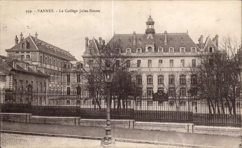 VANNES - A Faculdade Jules-Simon — editor Laurent-Nel, n° 959 - Frente