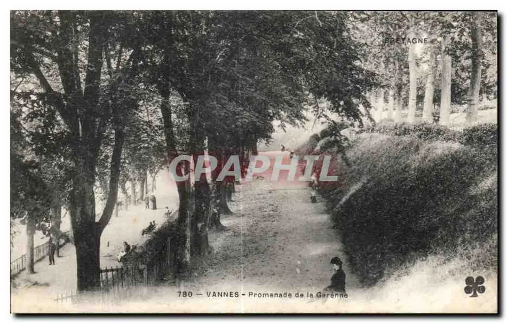VANNES - Promenade de la Garanne — Verleger PRETAGNE, n° 780 - Vorderseite