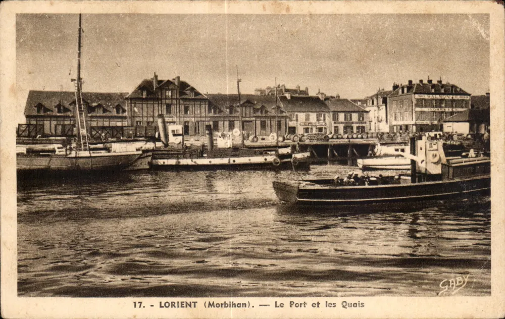 Lorient (Morbihan) — O Porto e os Cais — Gaby, n°17 - Frente