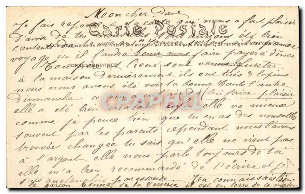 VANNES — A Catedral. A Prefeitura — Edição especial do Moka Leroux - Verso