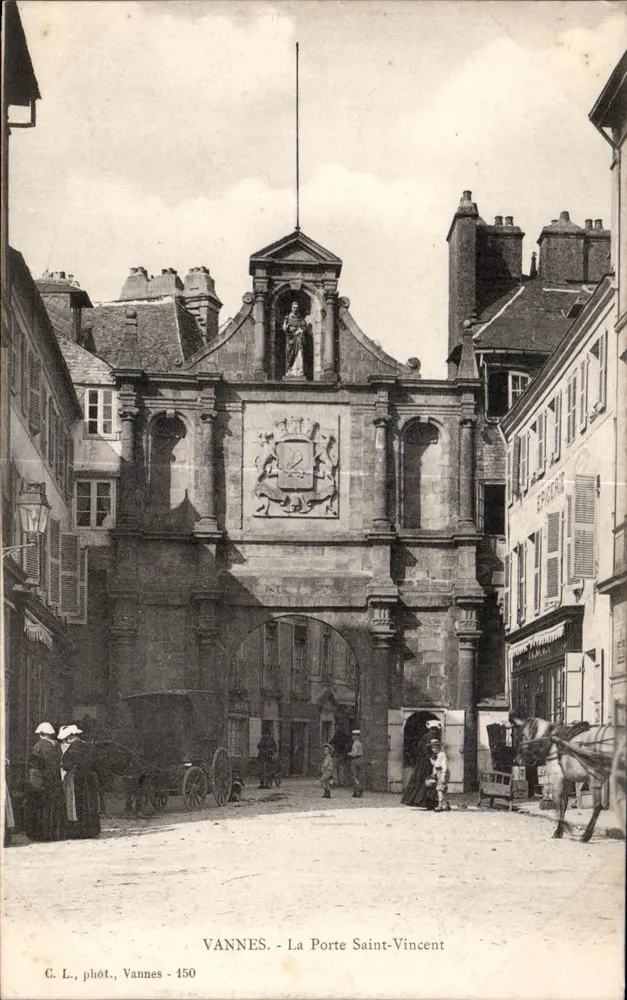 VANNES - A Porta Saint-Vincent — C. L., fot., Vannes - 150 - Frente