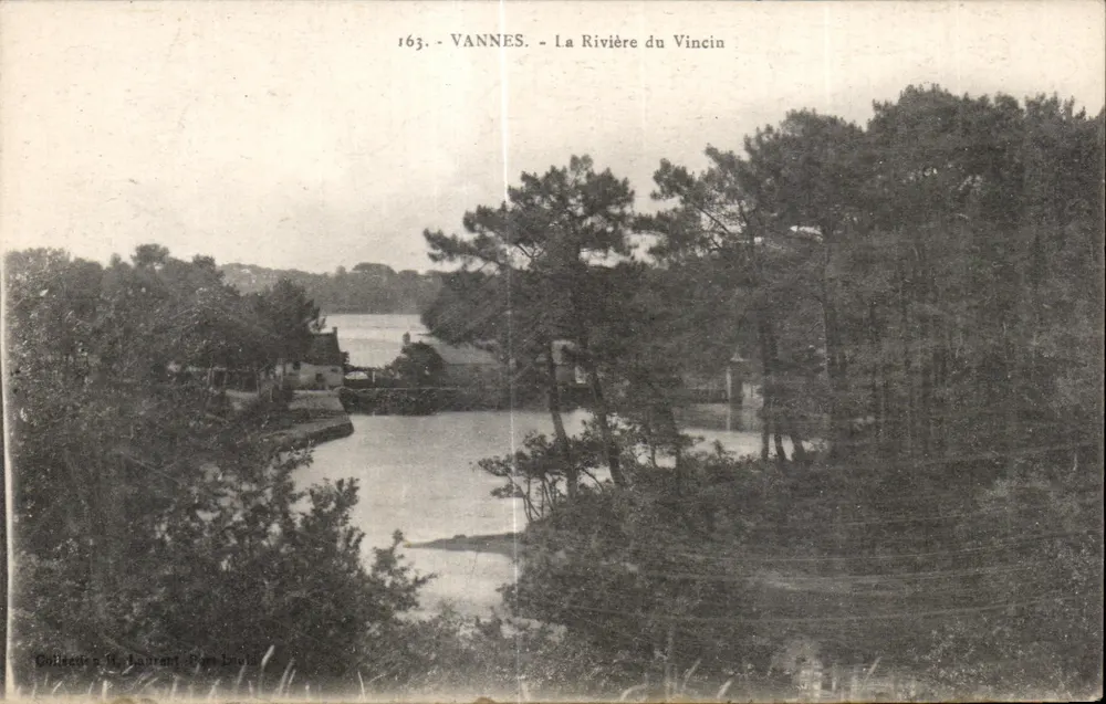 VANNES - A Rua do Vincin — Coleção R. Laurent, n° 163 - Frente
