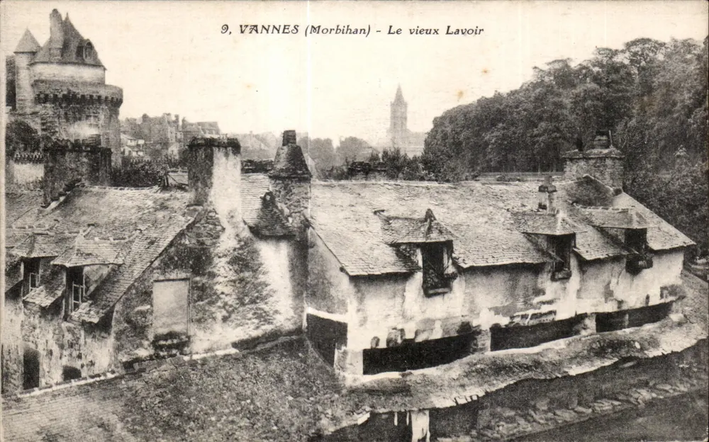 Vannes (Morbihan) - Das alte Waschhaus — Ansichtskarte Nr. 9 - Vorderseite