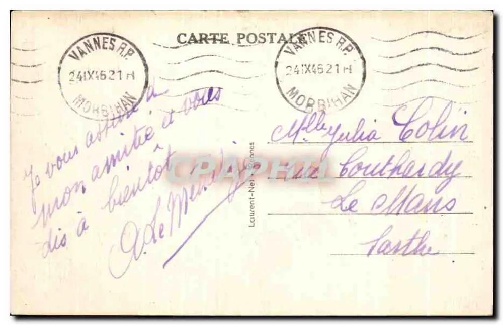Vannes — La Garenne — Turm des Constablen und Mauern - Rückseite