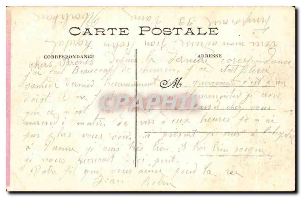 Vannes - Ansicht des Hafens und der Rabine - R. C. - Rückseite