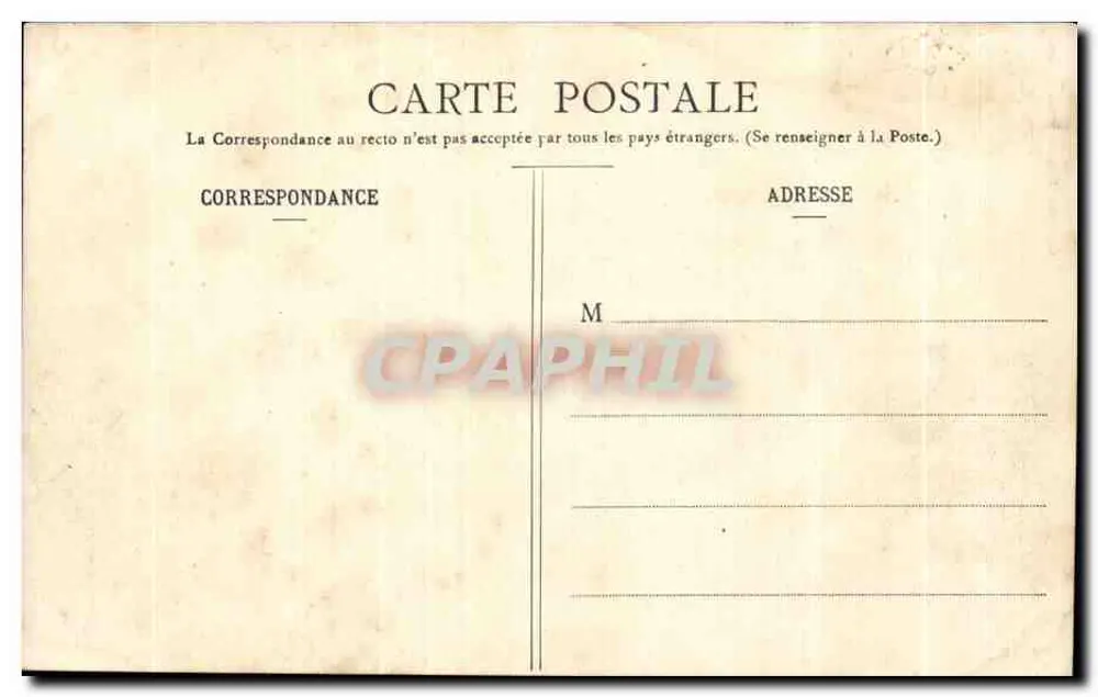 VANNES - A Rio do Vincin — H. Laurent, Pert-Louis - Verso