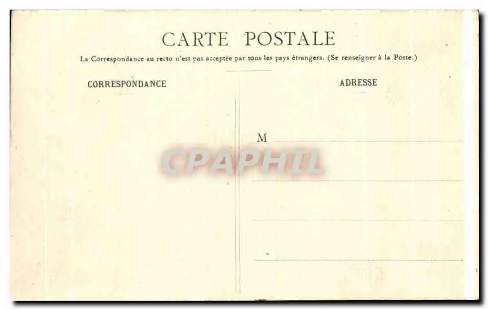 Lembrança de Ste-Sabine — cartão postal ilustrado — editor não visível - Verso