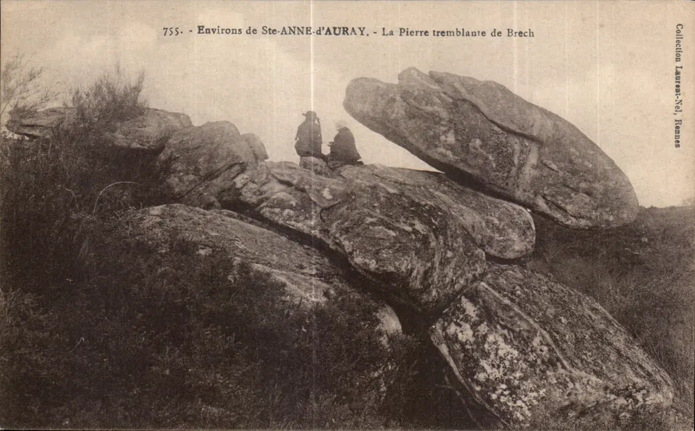 Um Ste-ANNE-d'AURAY - Die zitternde Stein von Brech — Sammlung Laurent-Noël, Rennes - Vorderseite
