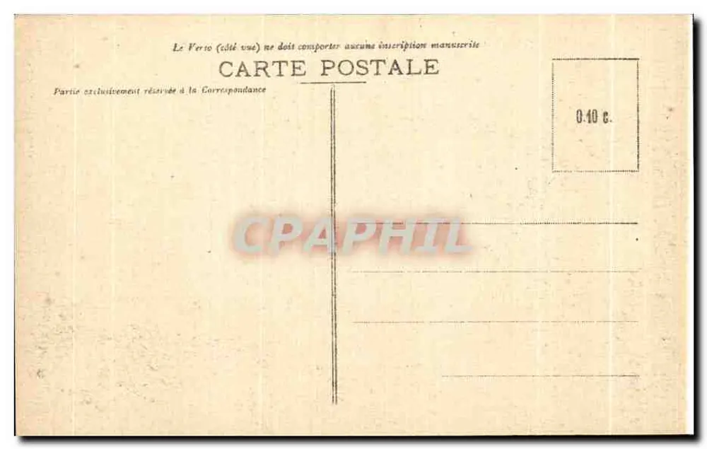 Um Ste-ANNE-d'AURAY - Die zitternde Stein von Brech — Sammlung Laurent-Noël, Rennes - Rückseite