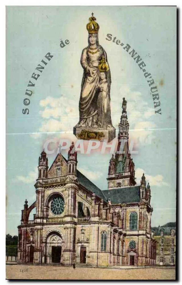 Beeld van Notre-Dame d'Auray — uitgever Laurent-Dol, Rennes - Voorkant