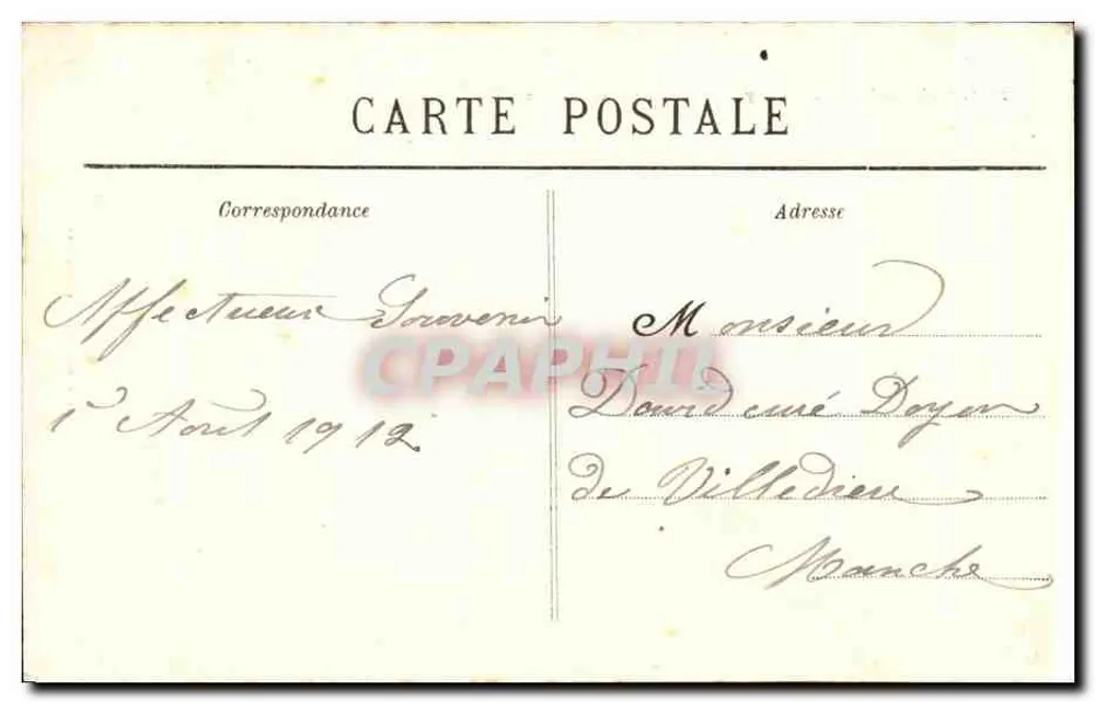 Sainte-Anne-d'Auray — Die Basilika und der Platz — Collection Villedieu, Quimper - Rückseite