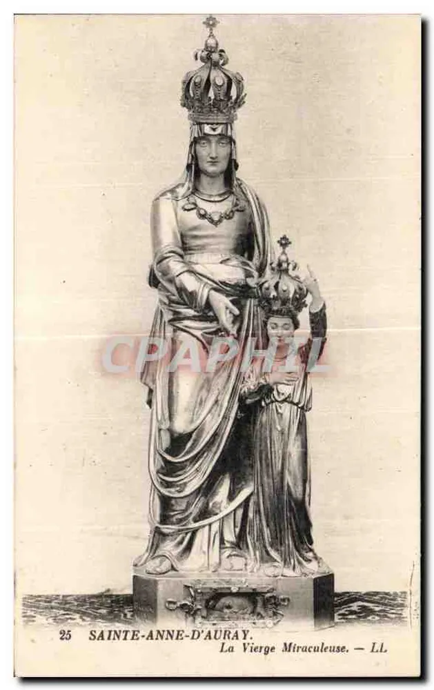 Sainte-Anne-d'Auray — La Vierge Miraculeuse — LL n°25 - Frente