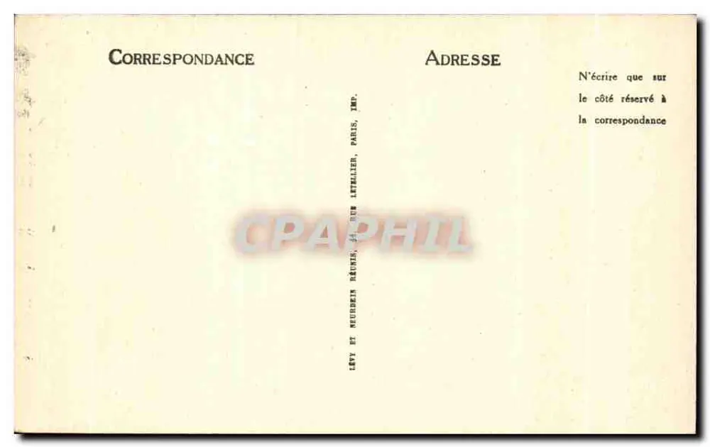 Sainte-Anne-d'Auray — La Vierge Miraculeuse — LL n°25 - Verso