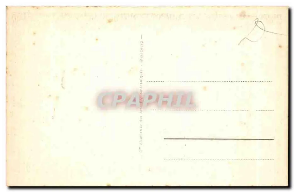 Ste-Anne d'Auray — Das Altar der Scala Sancta — Verlag: Aimé Cuny, Nr. 11 - Rückseite