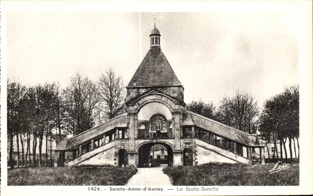 Sainte-Anne-d'Auray — A Scala Santa — Editor Laurent-Nail, n° 1424 - Frente