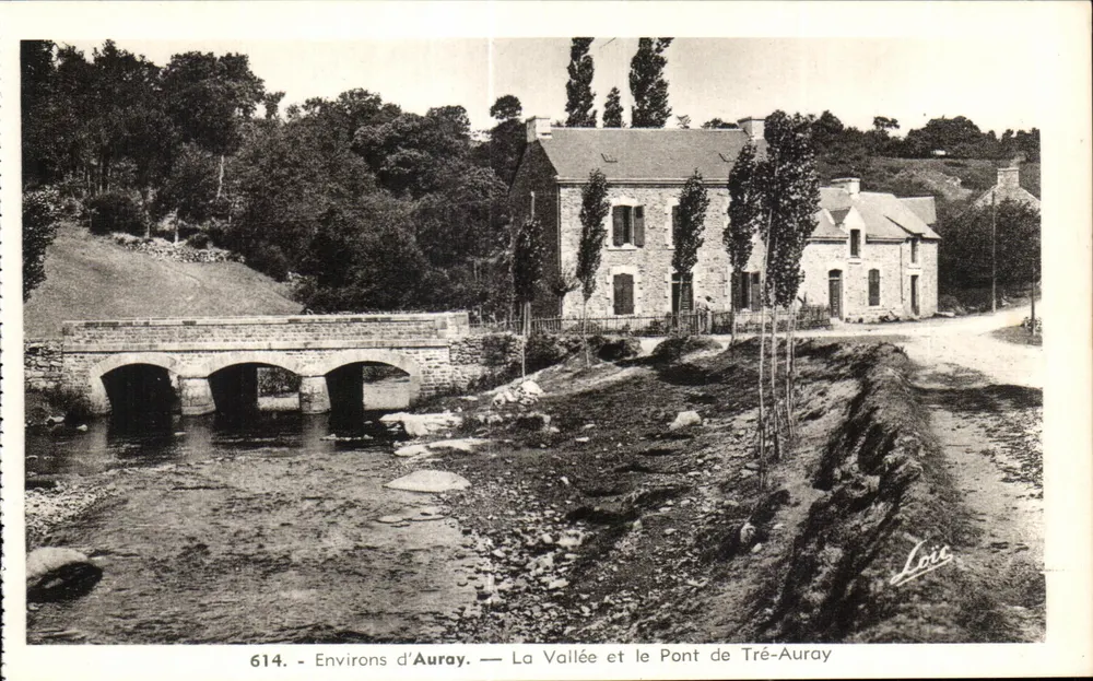 Umgebung von Auray — Die Schlucht und die Brücke von Tré-Auray — Loire - Vorderseite
