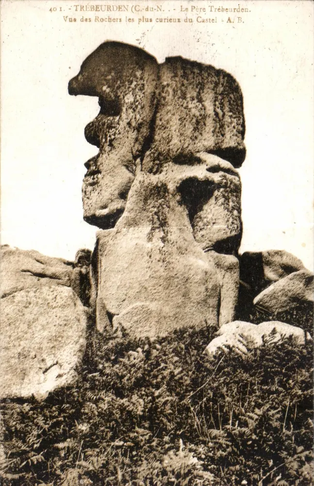 Trébeurden (C.-du-N.) — Die merkwürdigsten Felsen des Schlosses — A. B. - Vorderseite