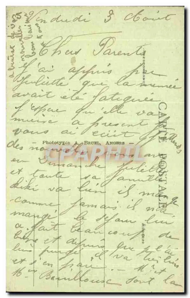 Rochers del Castel - Il Padre Trébeurden — Trébeurden (C.-du-N.) — Fototipia A. Bruel, Angers - Verso