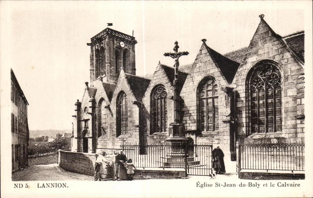 Lannion — Kirche St-Jean-du-Baly und das Calvarium — ND 5 - Vorderseite