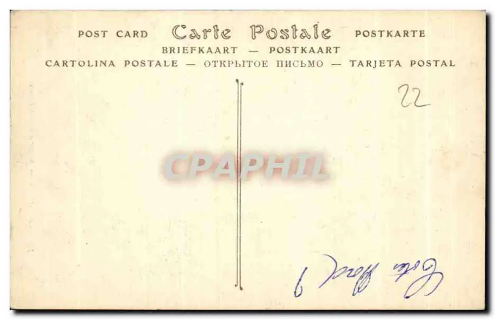 Tréguier — Estátua de Ernest Renan — IND Hot - Verso